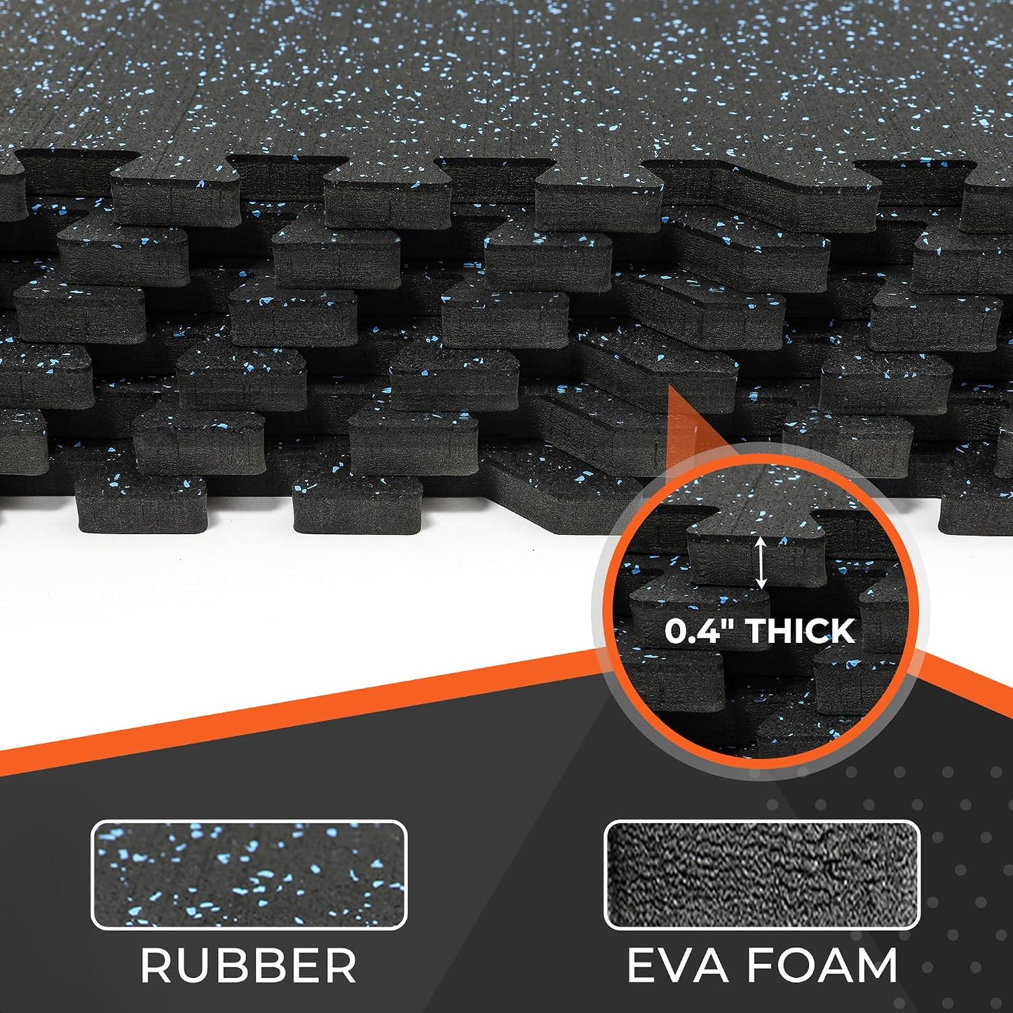 Interlocking Gym Floor Mats – Heavy-Duty Workout Flooring for Home Gym & Garage